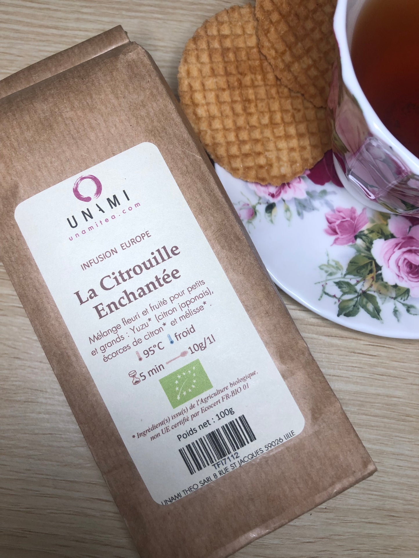 Infusion Citrouille enchantée - Unami - BIO