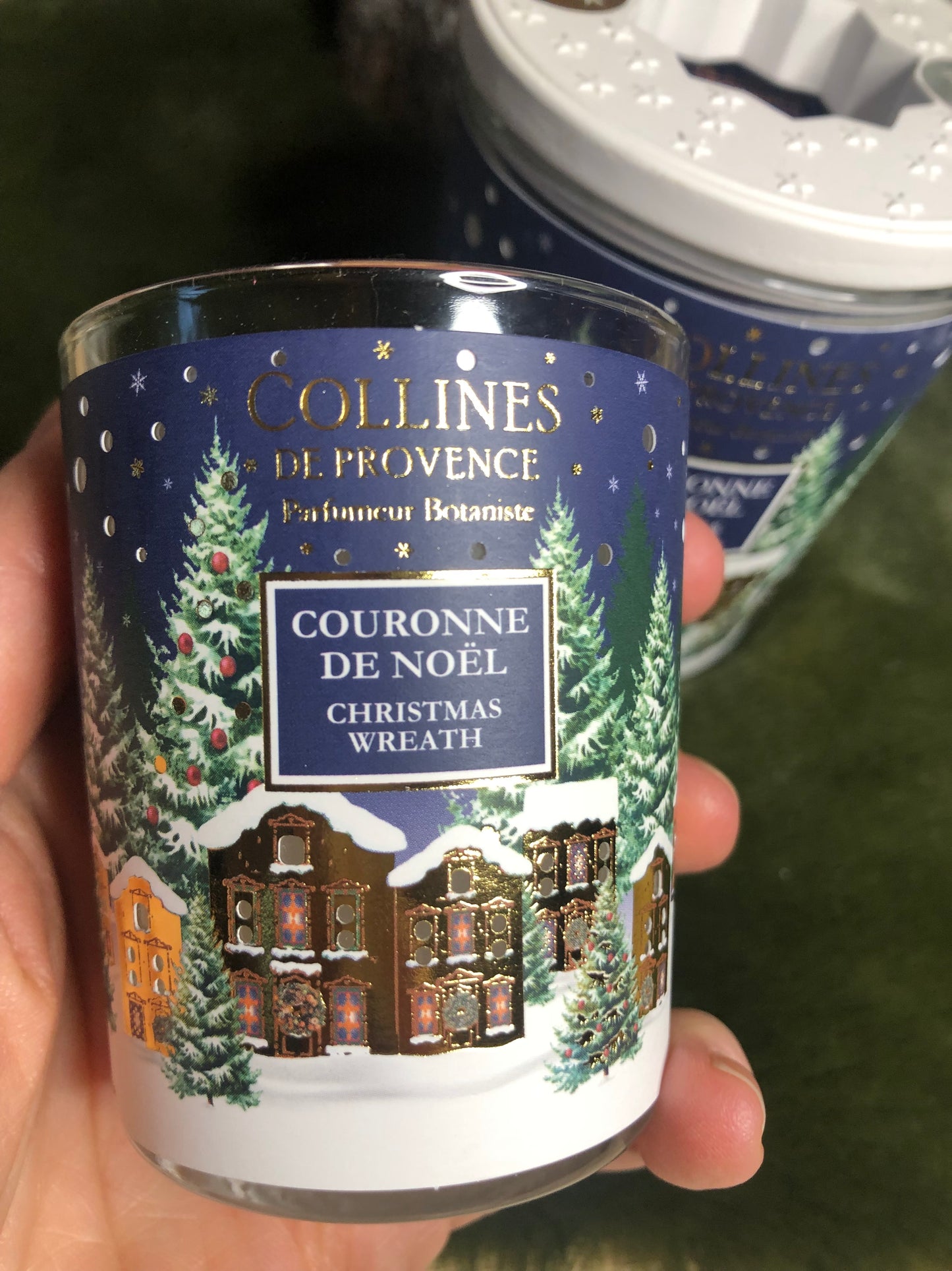 Bougie « Couronne de Noël »