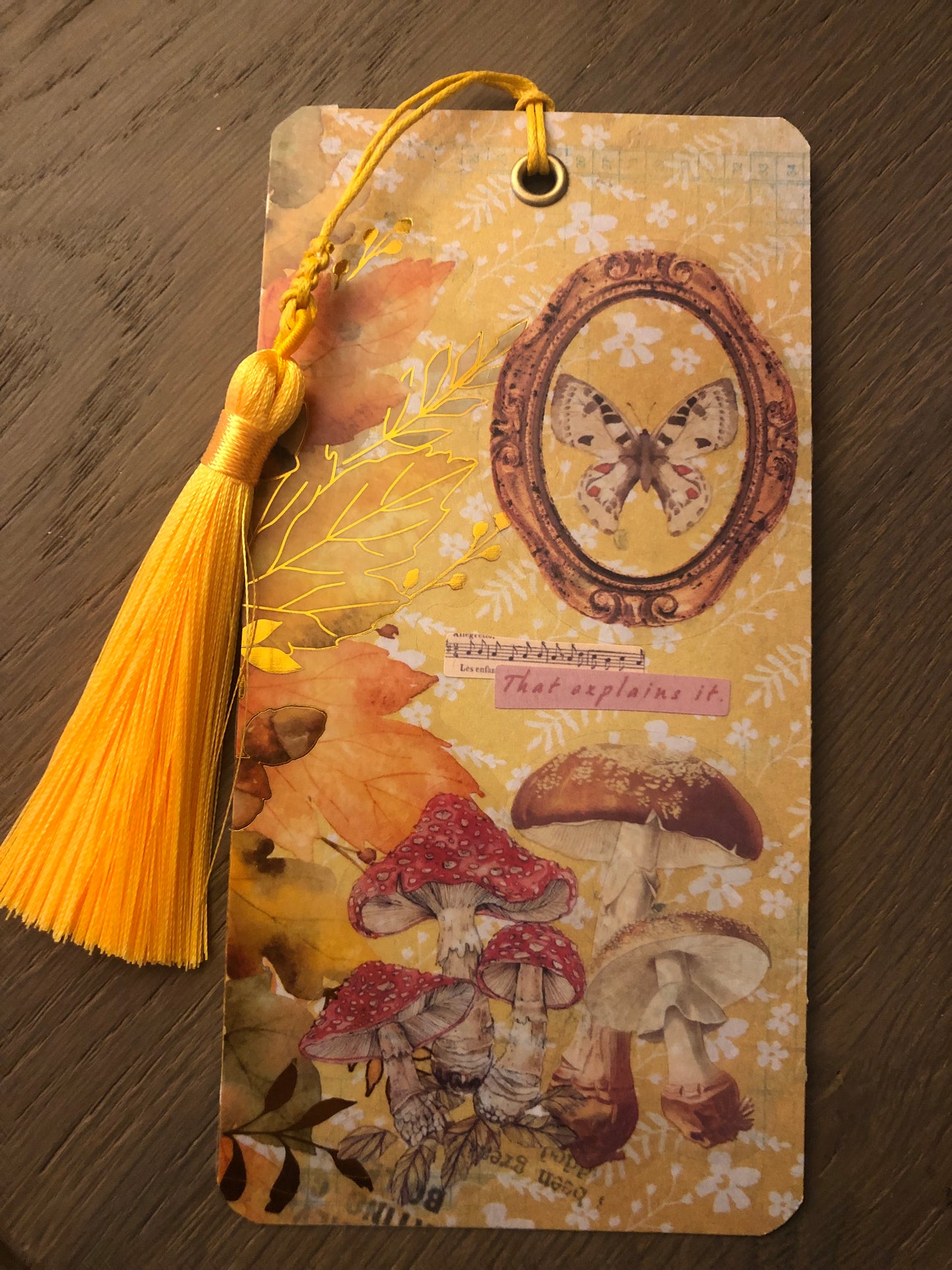 Marque-page artisanal – Éclats d’Automne V2