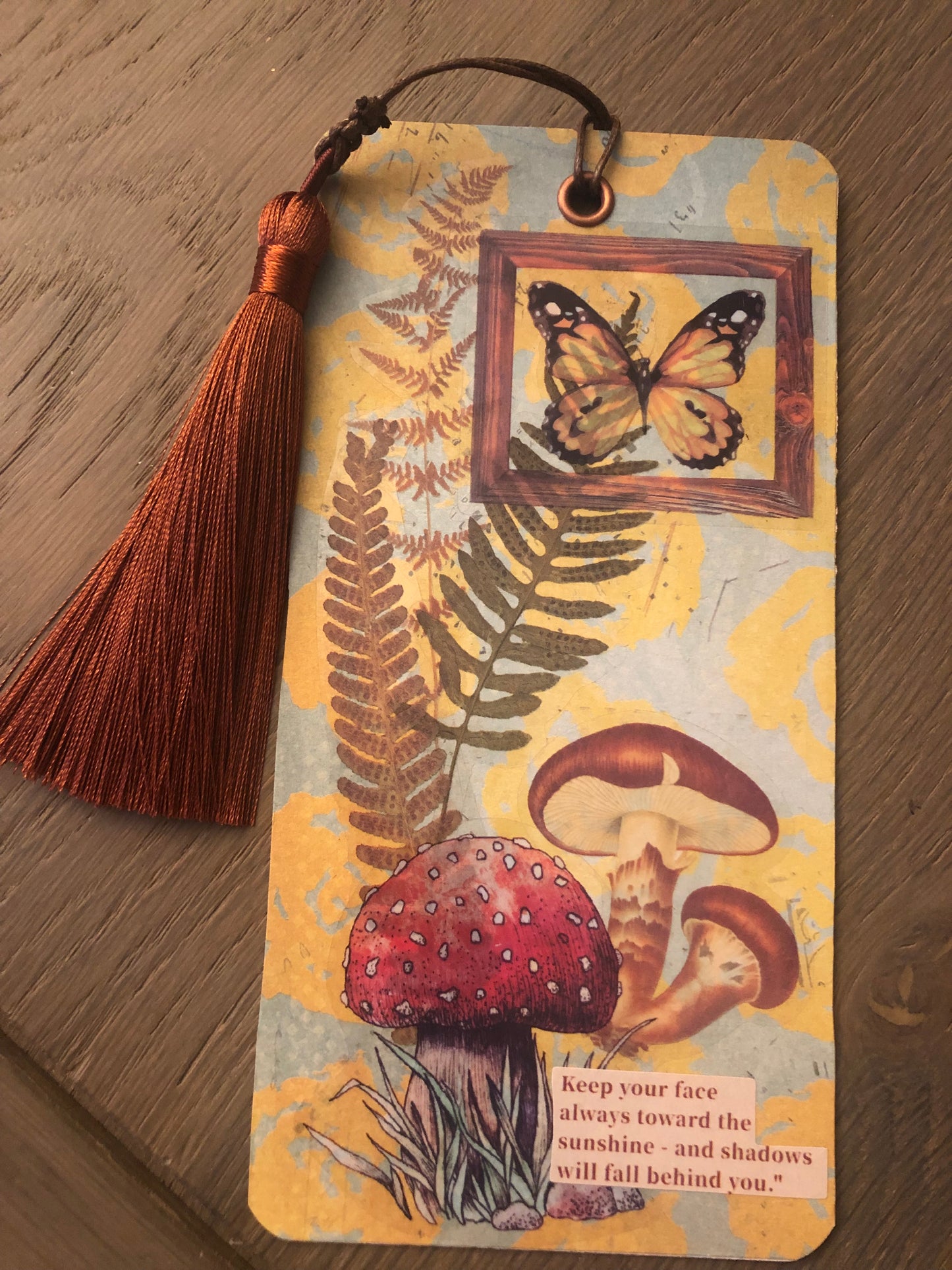 Marque-page artisanal – Éclats d’Automne
