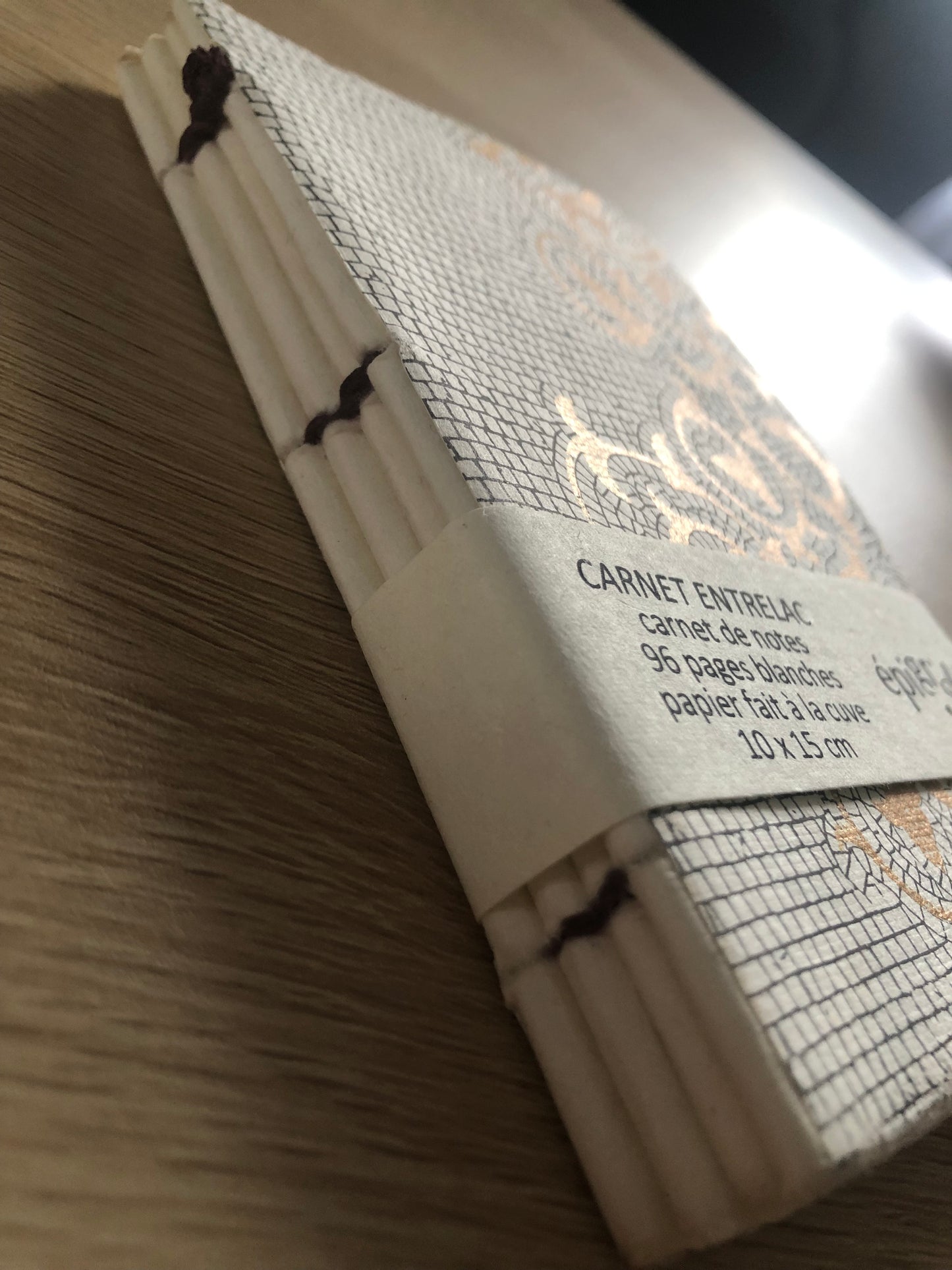Carnet en parchemin – Entrelacs