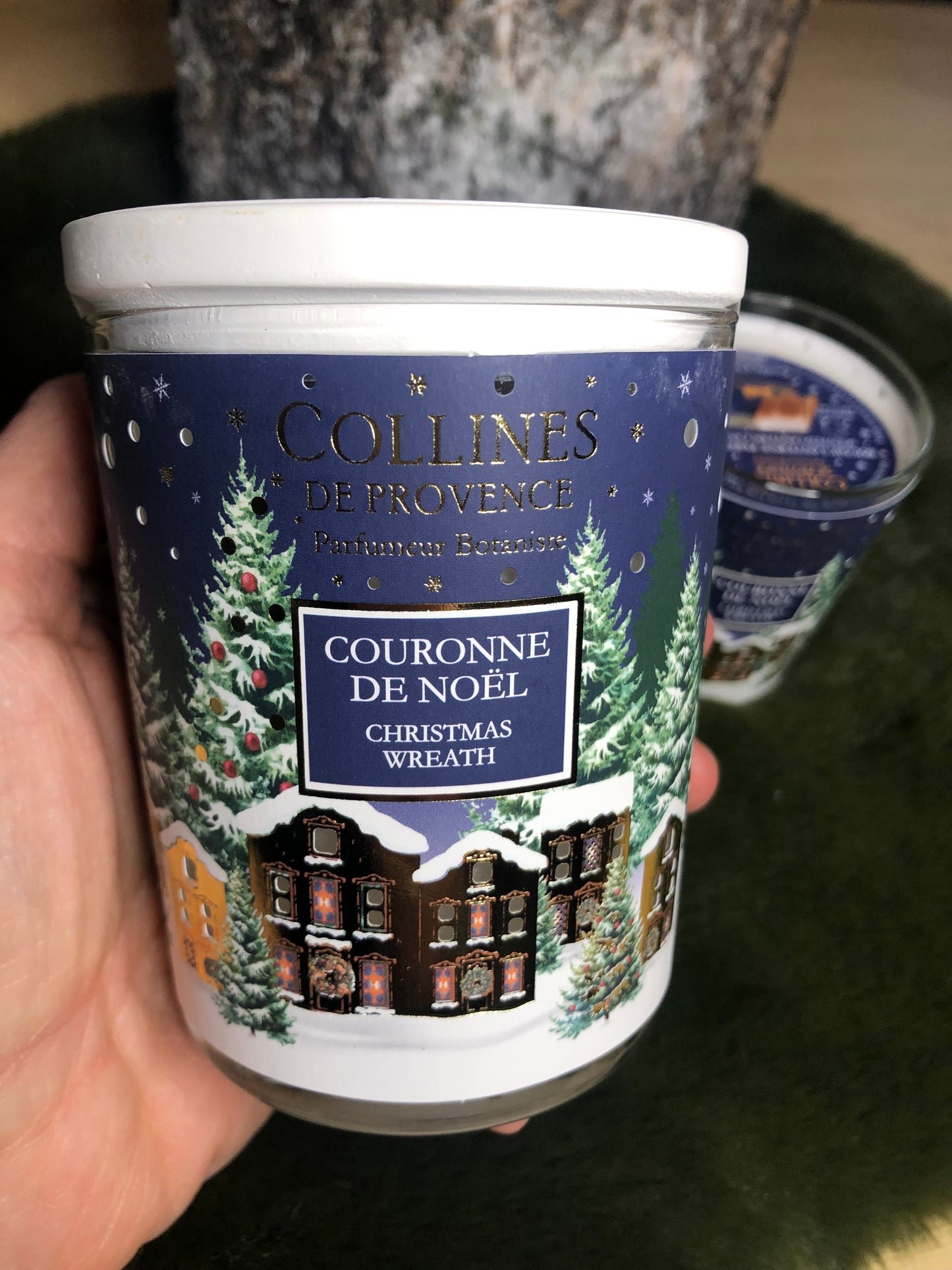 Bougie « Couronne de Noël »