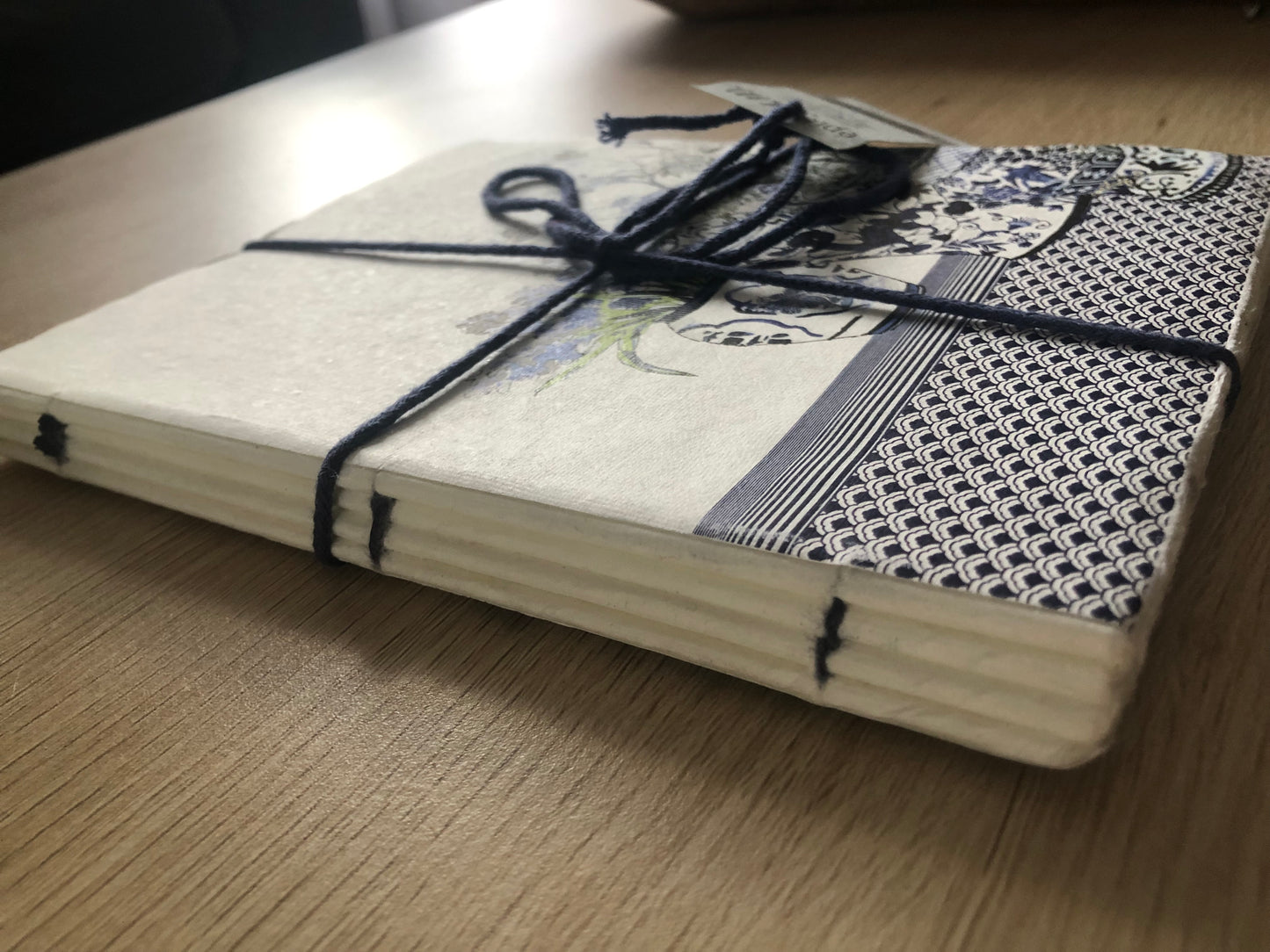 Carnet en parchemin – Vases japonais