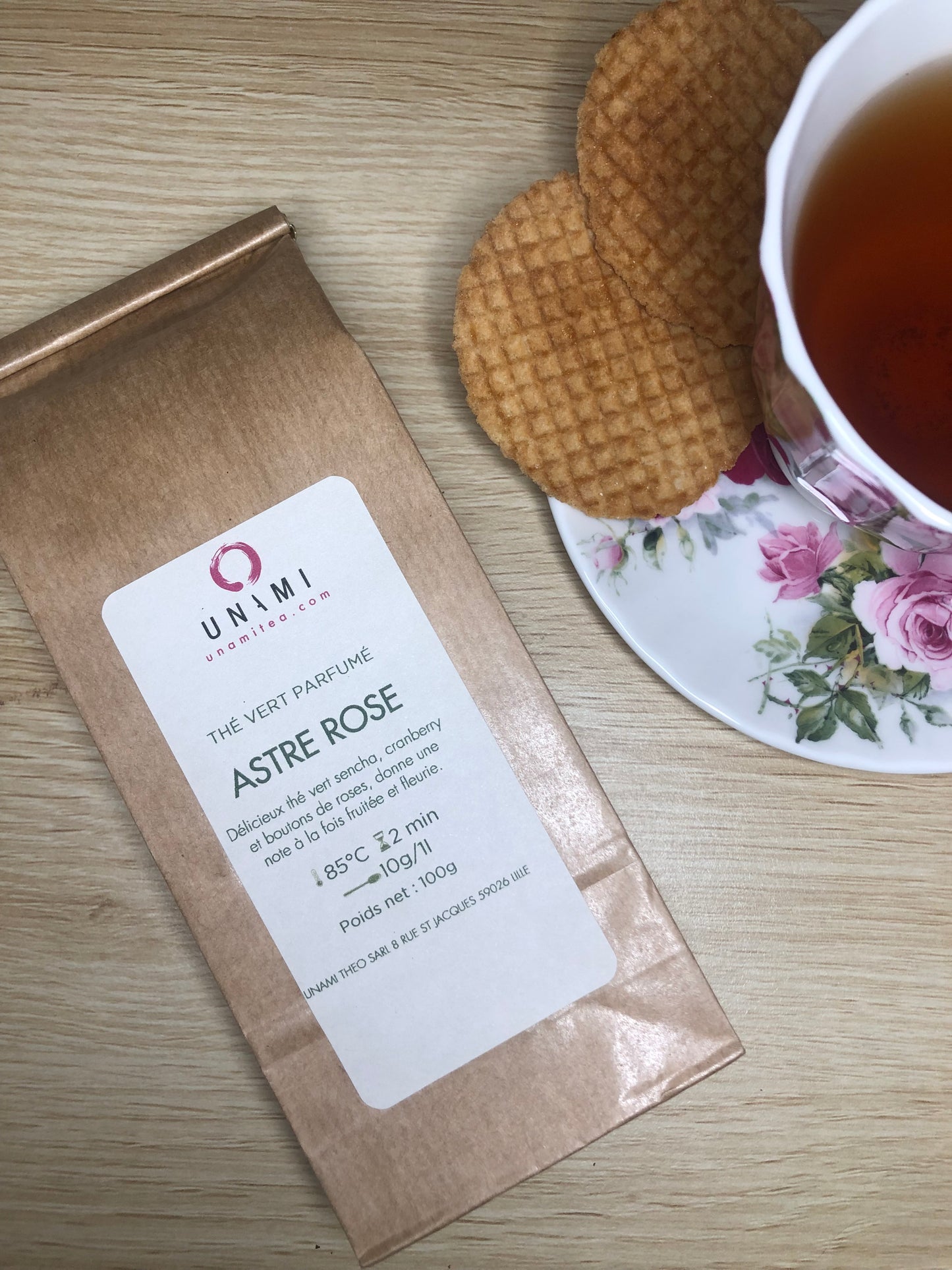 Thé vert Astre Rose - Unami