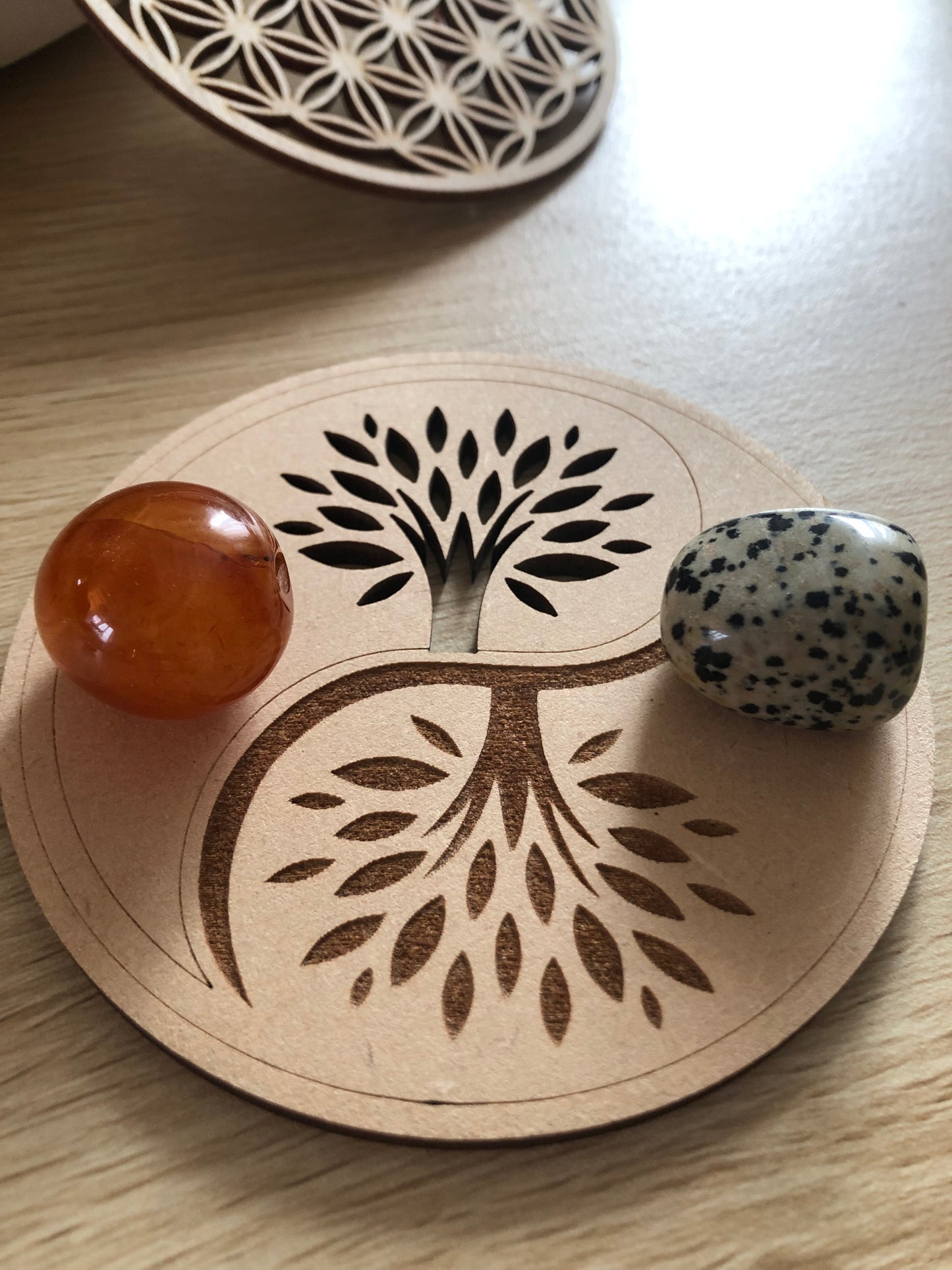 Arbre de Vie Yin Yang en Bois - Symbole d’Équilibre et d'Harmonie