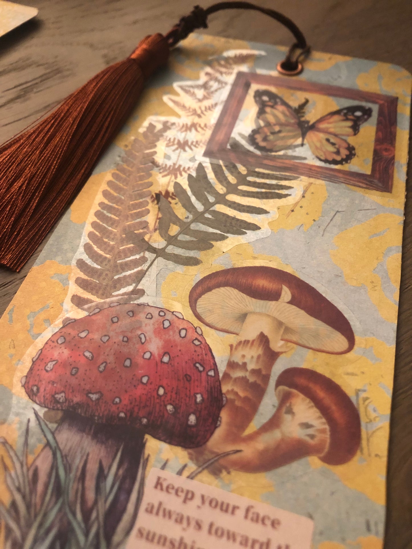 Marque-page artisanal – Éclats d’Automne