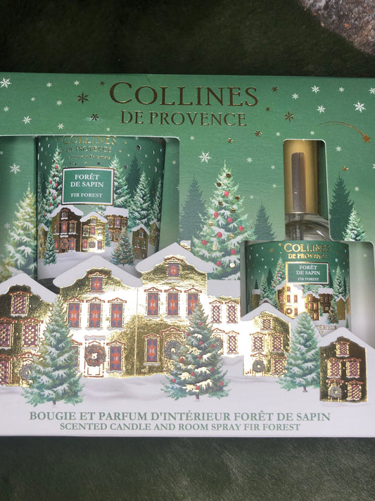 Coffret Forêt de Sapin : bougie + parfum d’intérieur