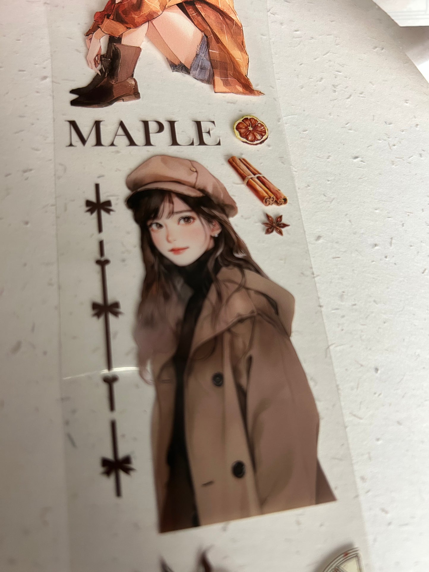 Bande de Masking Tape en PET – Jeunes Femmes Modernes & Couleurs d’Automne