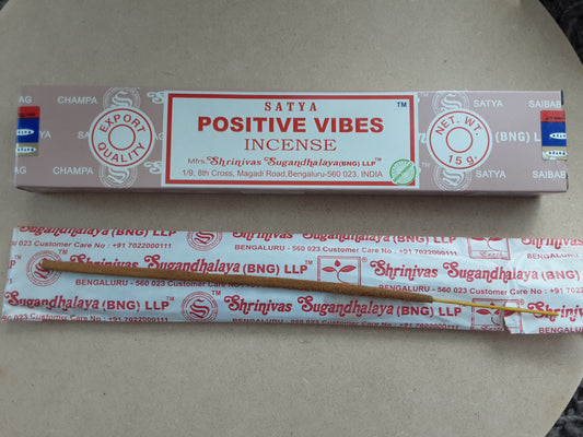 Encens Satya Positive vibes